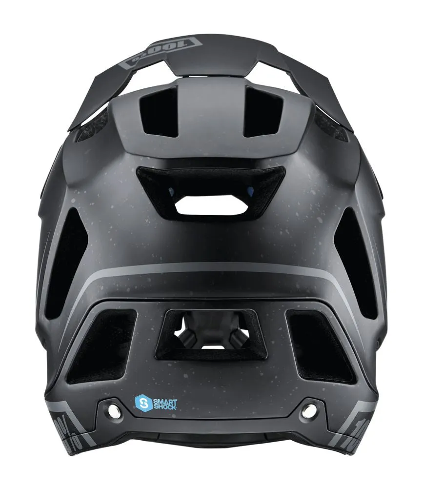 100% Trajecta Helmet - With Fidlock - Black - 2022