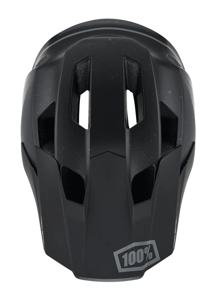 100% Trajecta Helmet - With Fidlock - Black - 2022