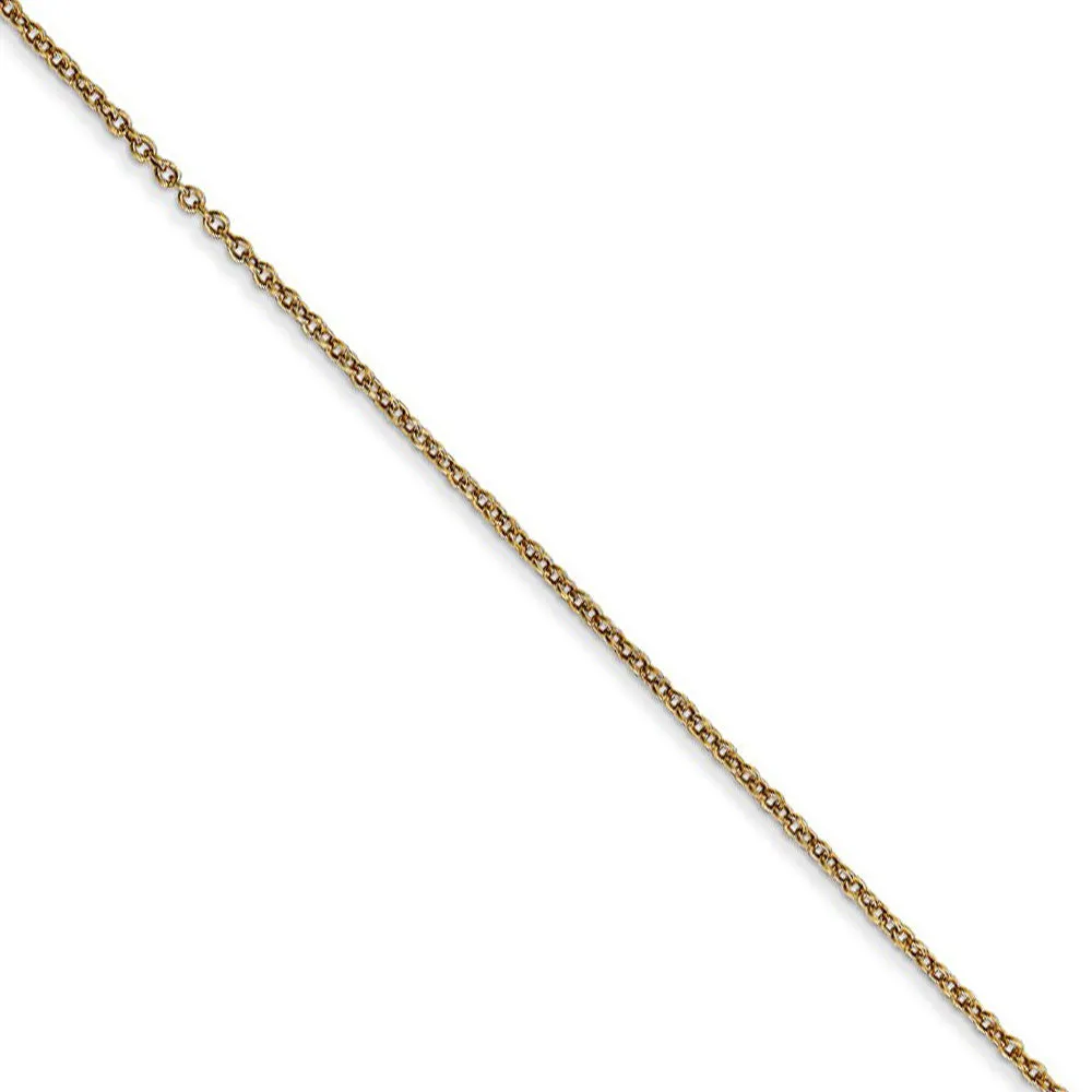 14k Yellow Gold, Alumni Small Elongated Number 32 Necklace