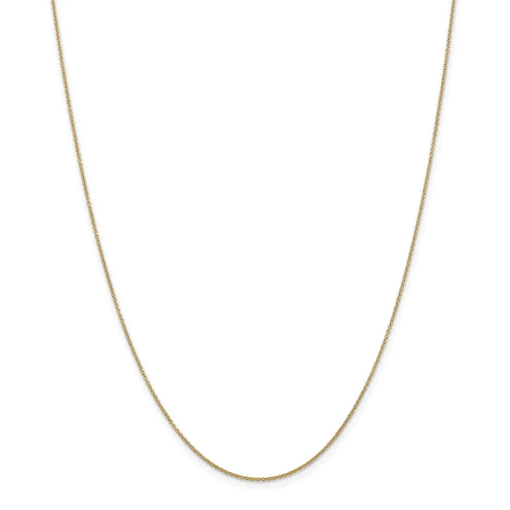 14k Yellow Gold, Alumni Small Elongated Number 32 Necklace