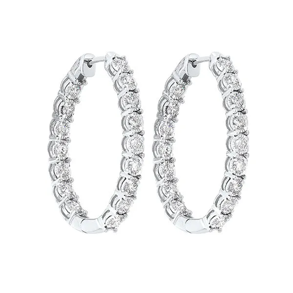 14KT WHITE GOLD DIAMOND (1CTW) EARRING