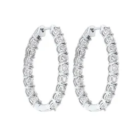 14KT WHITE GOLD DIAMOND (1CTW) EARRING