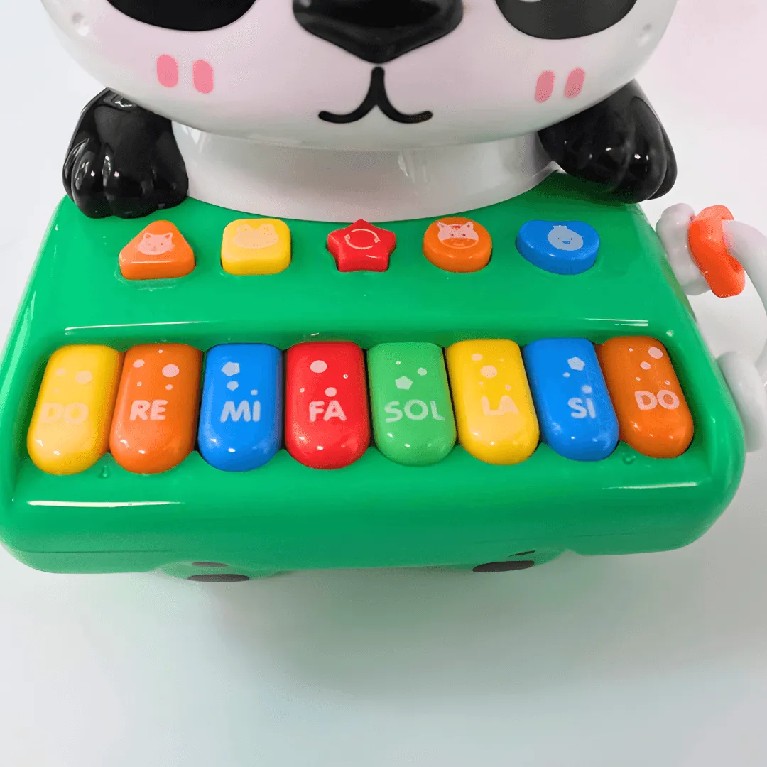 2-in-1  Panda musical xylophone (Battery Not Included)