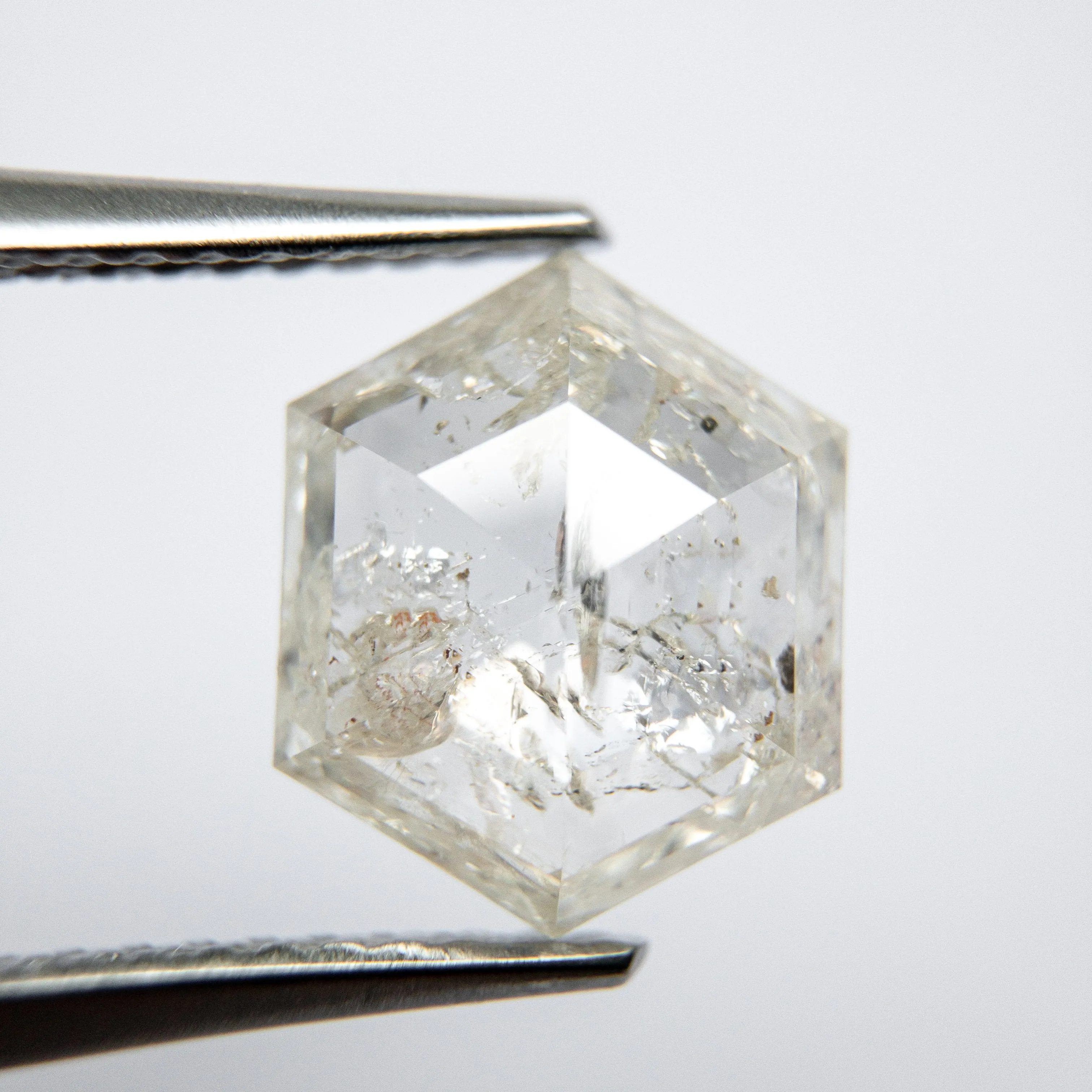 2.29ct 10.06x8.27x3.15 Hexagon Rosecut 18003-02 HOLD D1226 10/1/20