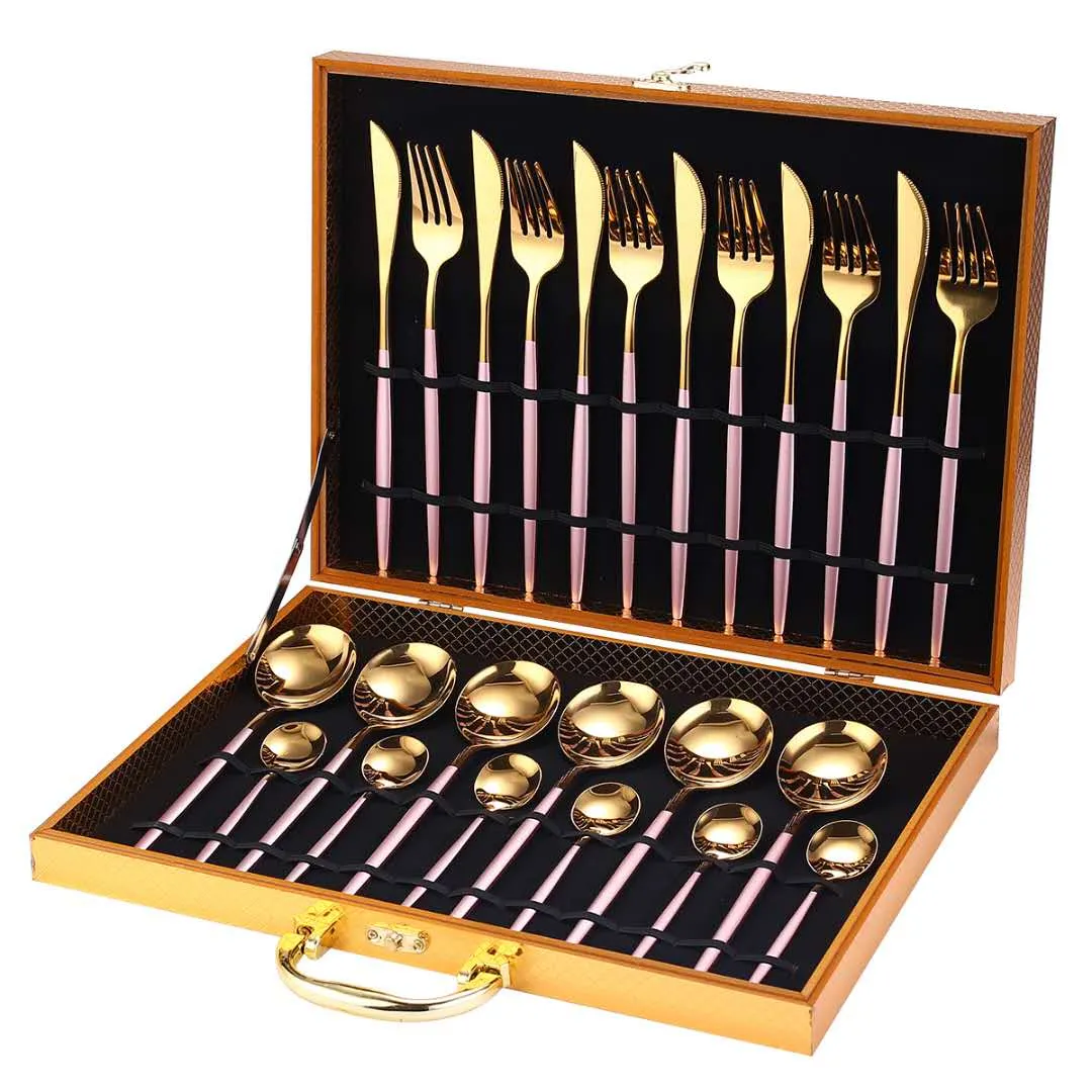 30 - PIECES DINNER KNIFE FORK WITH GIFTBOX - KITCHEN TOOL