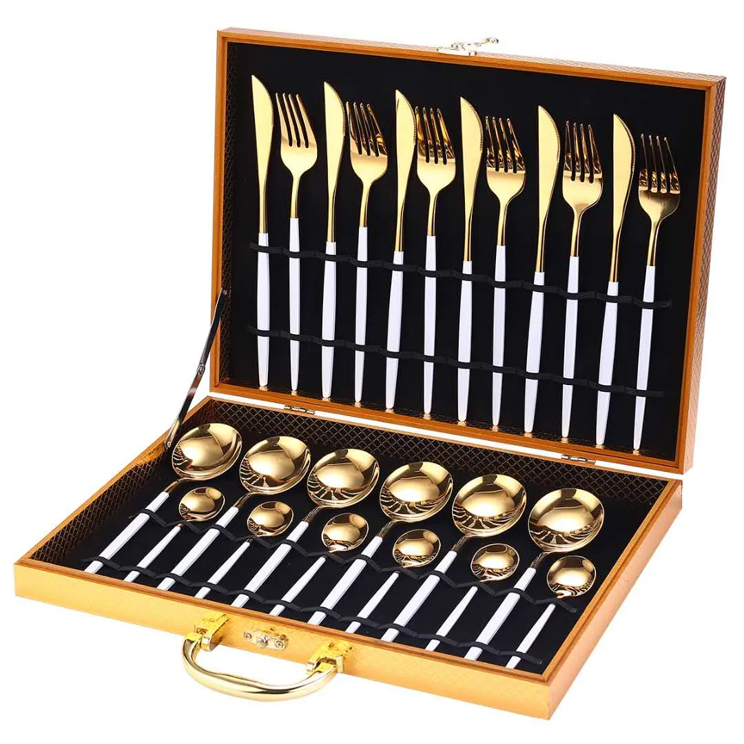 30 - PIECES DINNER KNIFE FORK WITH GIFTBOX - KITCHEN TOOL