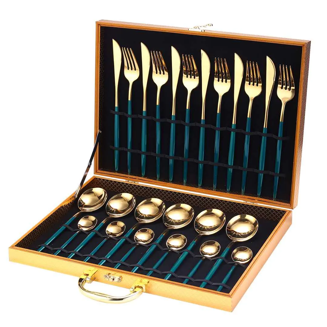 30 - PIECES DINNER KNIFE FORK WITH GIFTBOX - KITCHEN TOOL