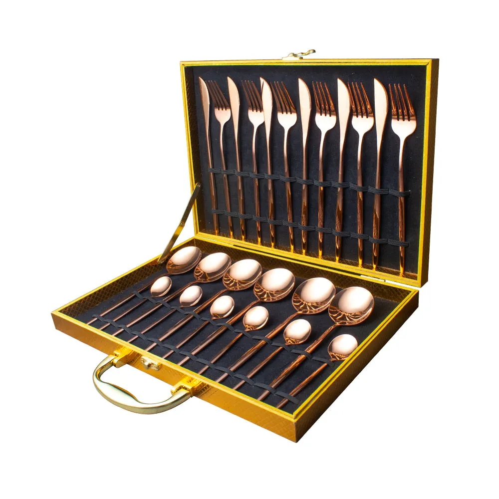 30 - PIECES DINNER KNIFE FORK WITH GIFTBOX - KITCHEN TOOL