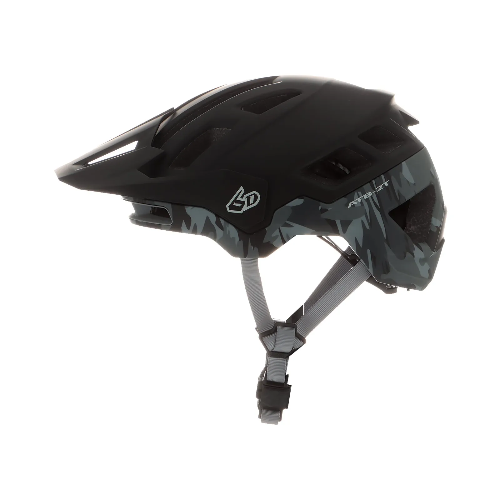 6D Helmets ATB-2T Ascent Trail MTB Helmet - Matt Black Camo