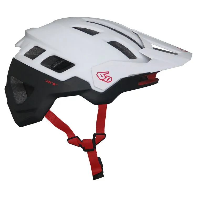 6D Helmets ATB-2T Ascent Trail MTB Helmet - Matt White Black