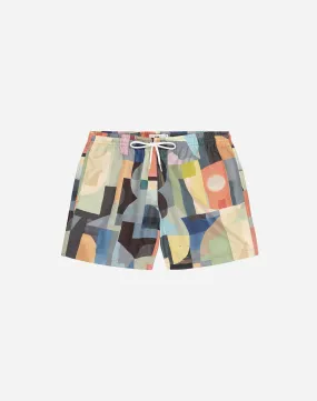 Abstract Swim Shorts