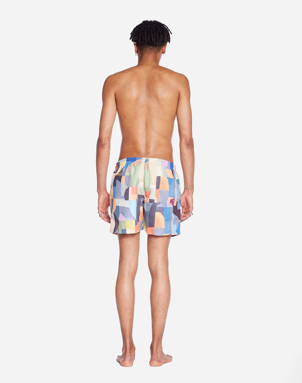 Abstract Swim Shorts