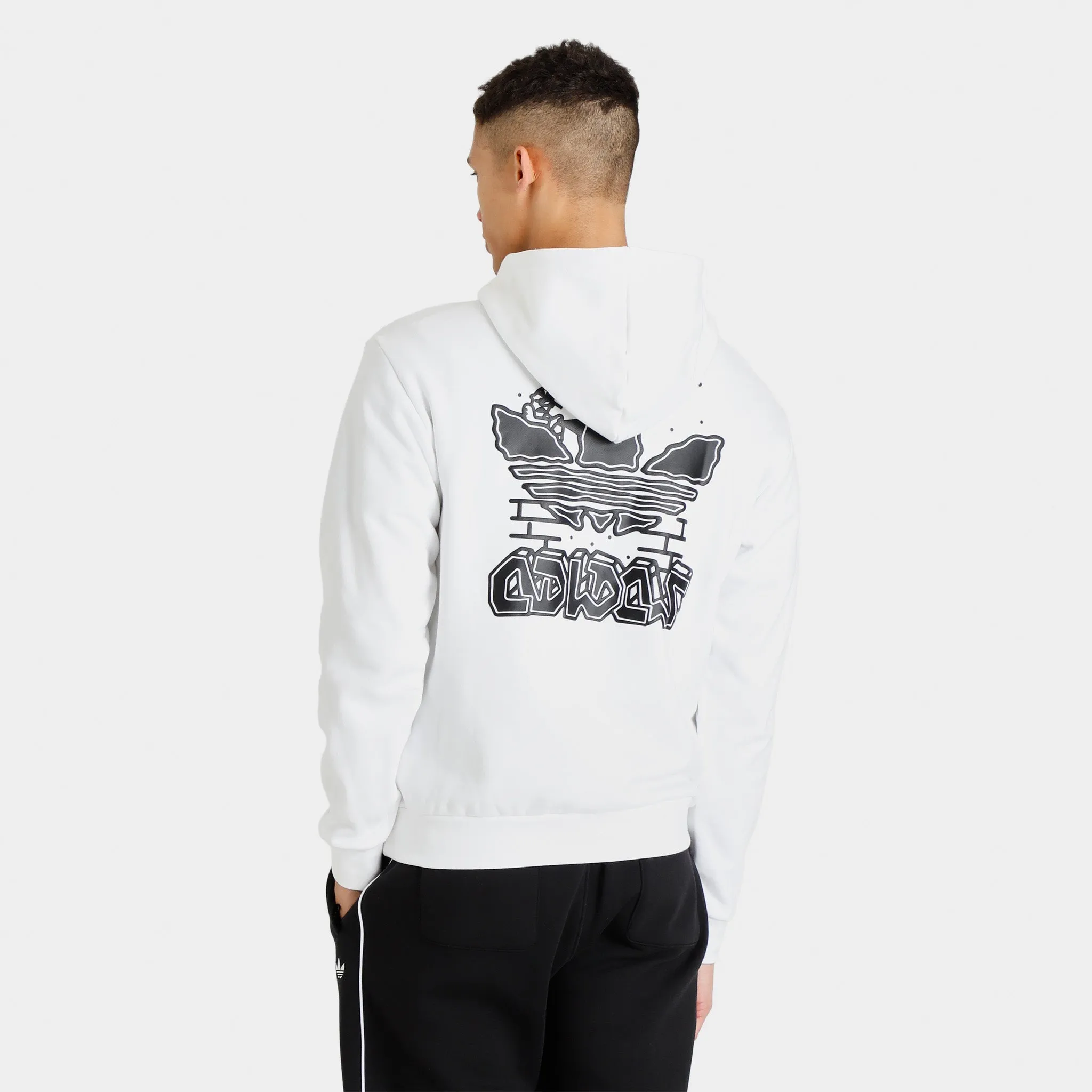 adidas Fuzi TS Pullover Hoodie / White