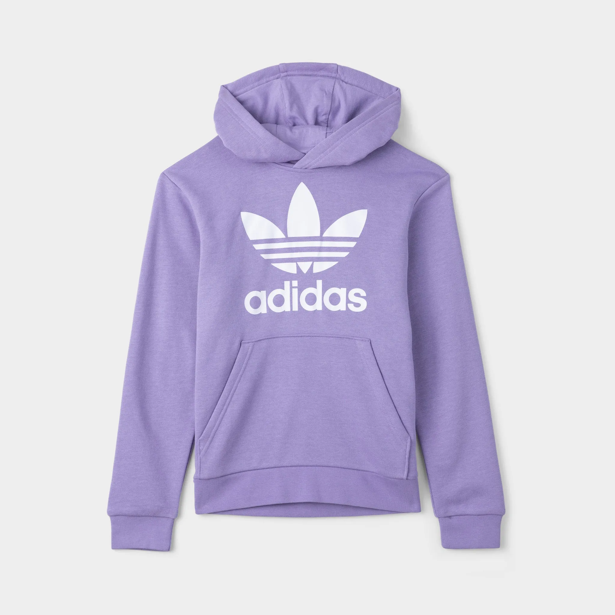 adidas Originals Juniors’ Trefoil Pullover Hoodie / Magic Lilac