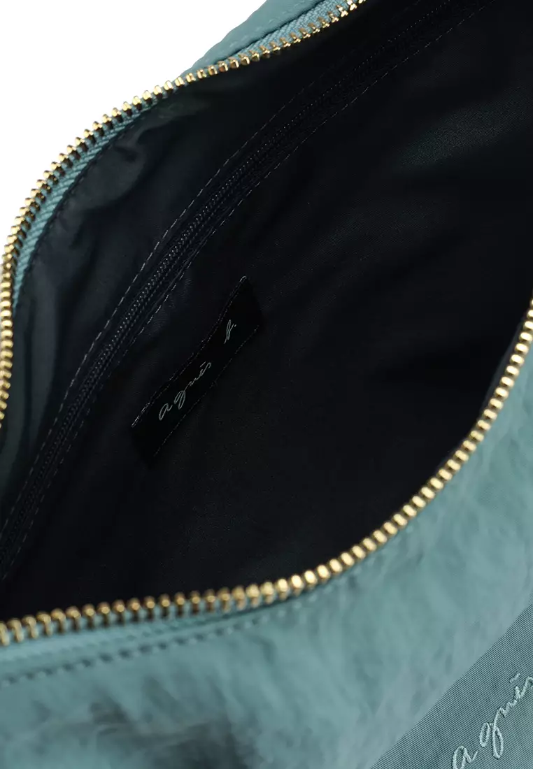 agnès b. Crescent Nylon Shoulder Bag