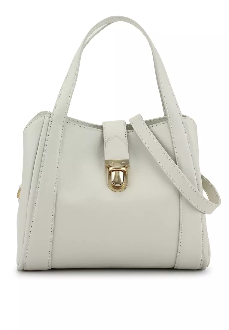agnès b. Leather Top-Handle Bag