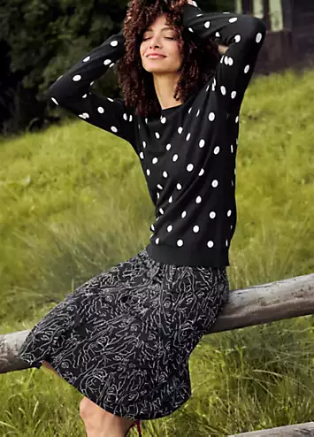 Aniston Print Skirt | Kaleidoscope