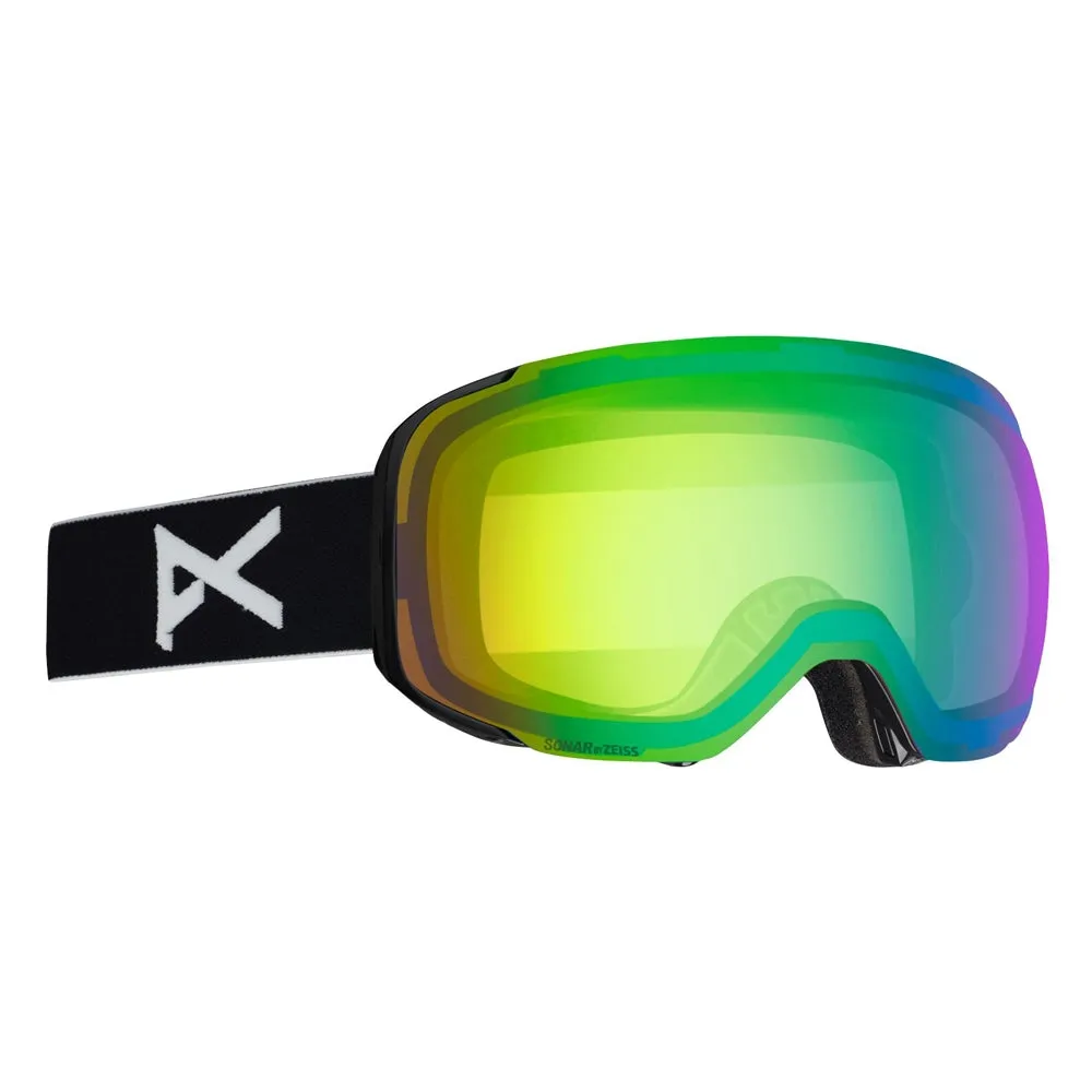 Anon M2 Snowboard/Ski Goggles With Spare Lens - Black/Sonar Gree