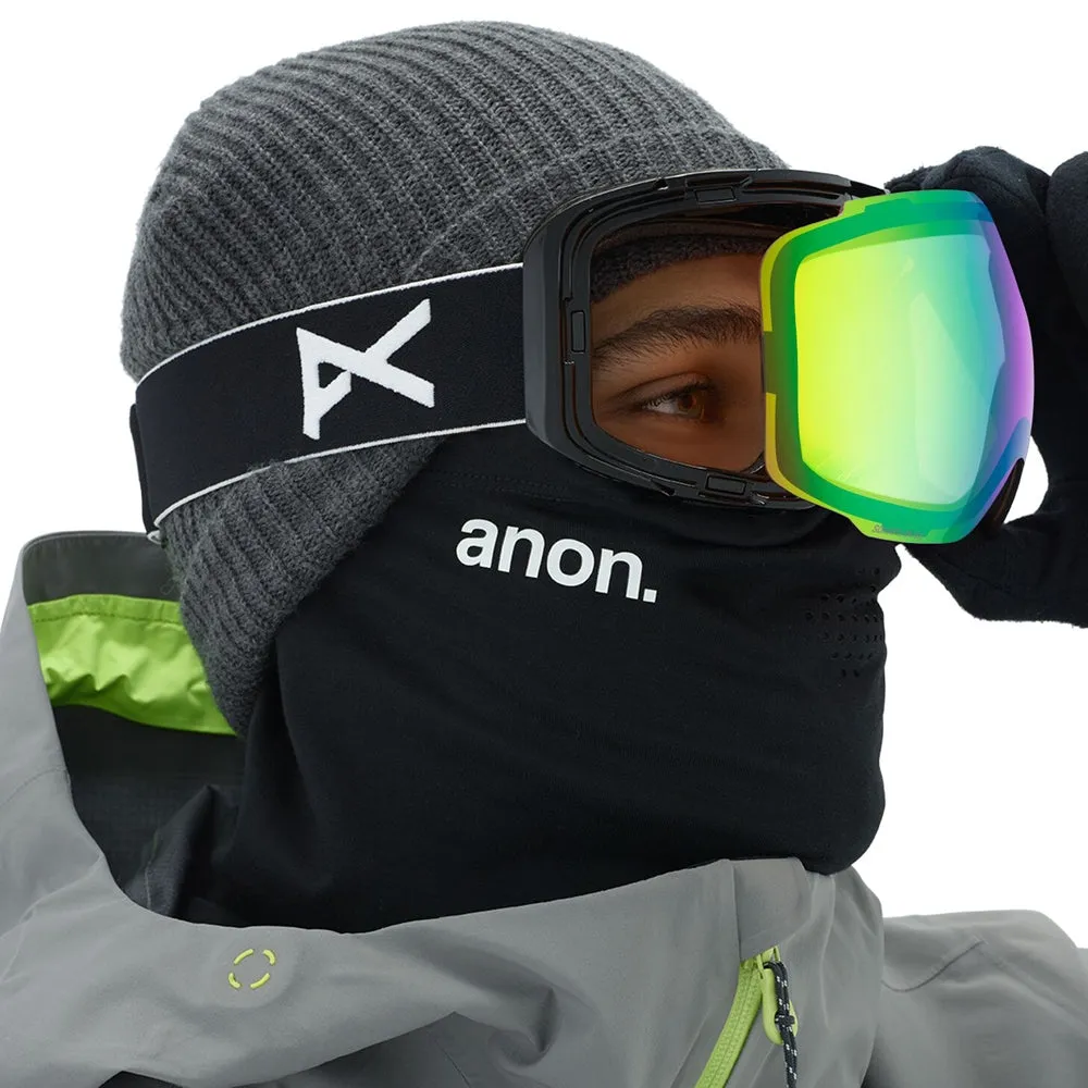 Anon M2 Snowboard/Ski Goggles With Spare Lens - Black/Sonar Gree