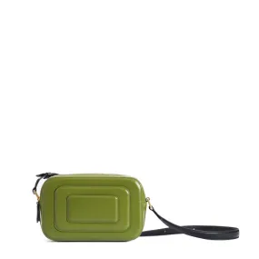 --Art deco camera calla green bag-