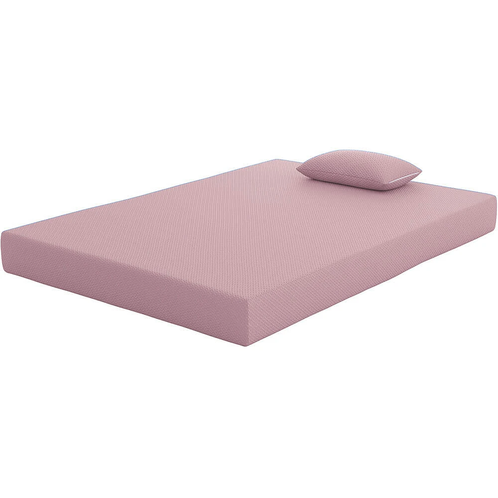 Ashley Furniture M72221 iKidz Pink Memory Foam Mattress, Full | Electronic Express