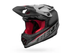 Bell Full-9 Fusion MIPS Full Face Helmet - Matt Black-Gray-Crimson