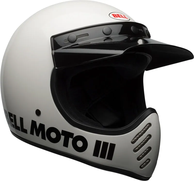 Bell Moto-3 Helmet Gloss White