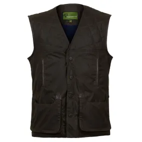 Ben: Men's Olive Wax Shooting Vest