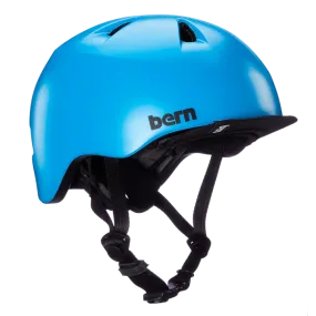 Bern Tigre Helmet with Visor - Youth - Satin Cyan Blue