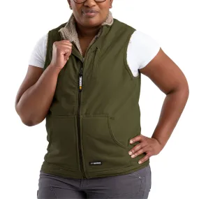Berne Women's Sherpa-Lined Softstone Duck Vest