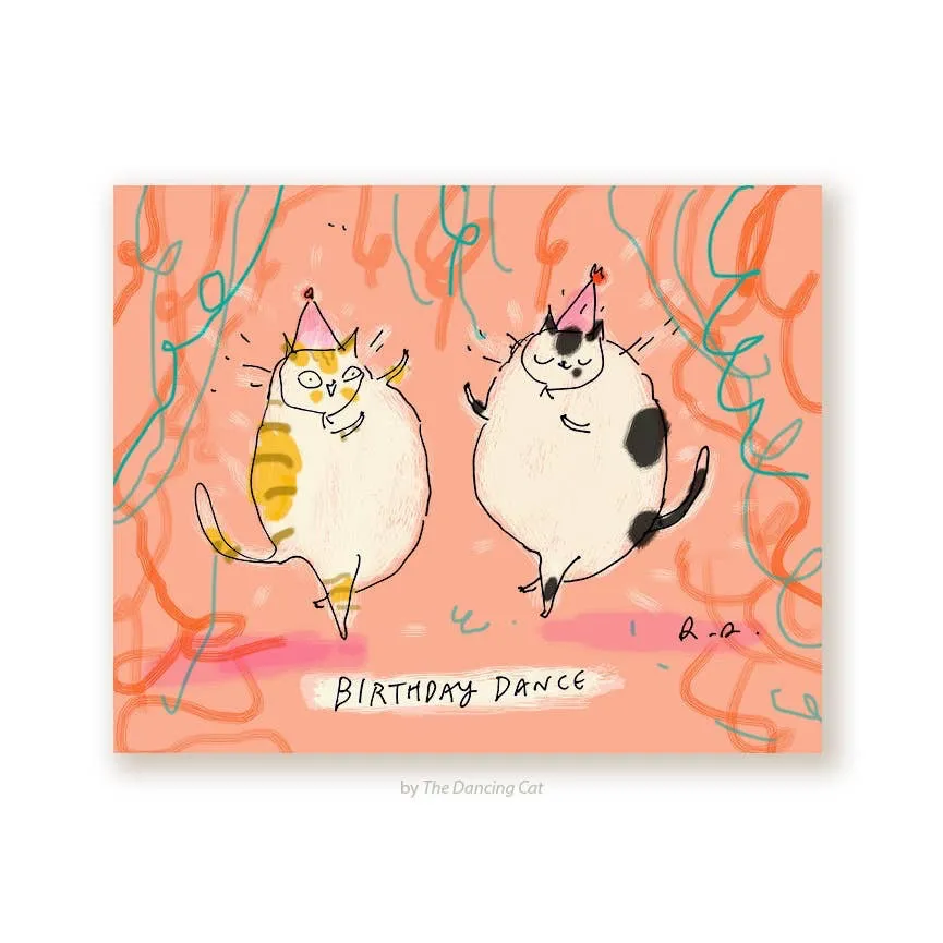 Birthday Dance Card