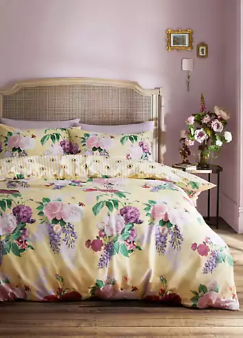 Bridgerton By Catherine Lansfield Wisteria Bouquet Duvet Cover Set | Kaleidoscope