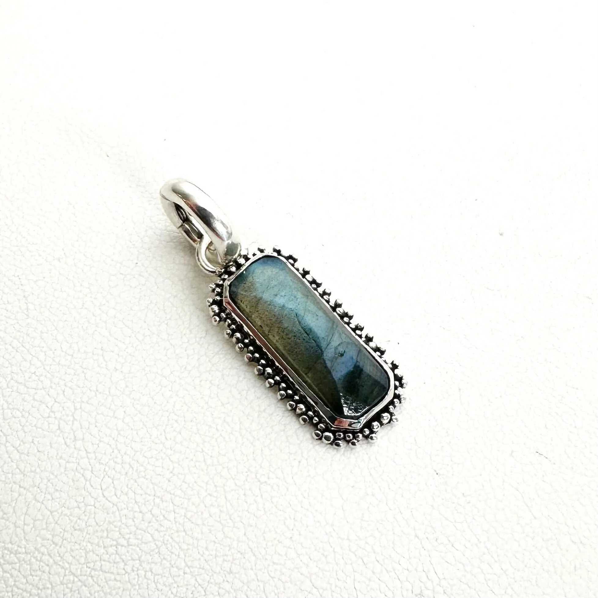 Brilliant Baguettes Charm - Labradorite