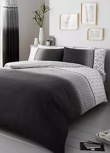 Buy One Get One Free - Gaveno Cavailia Grey Urban Ombre Duvet Cover Set | Kaleidoscope