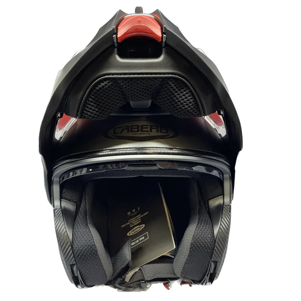 Caberg Duke Evo Move Helmet - Gun/Black/Red