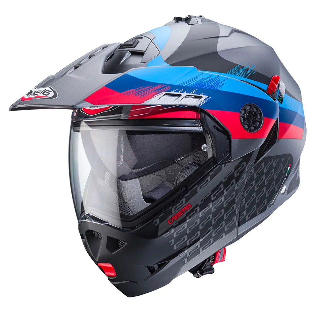 Caberg - Tourmax X Sarabe Matt Grey/Red/White/Blue Helmet