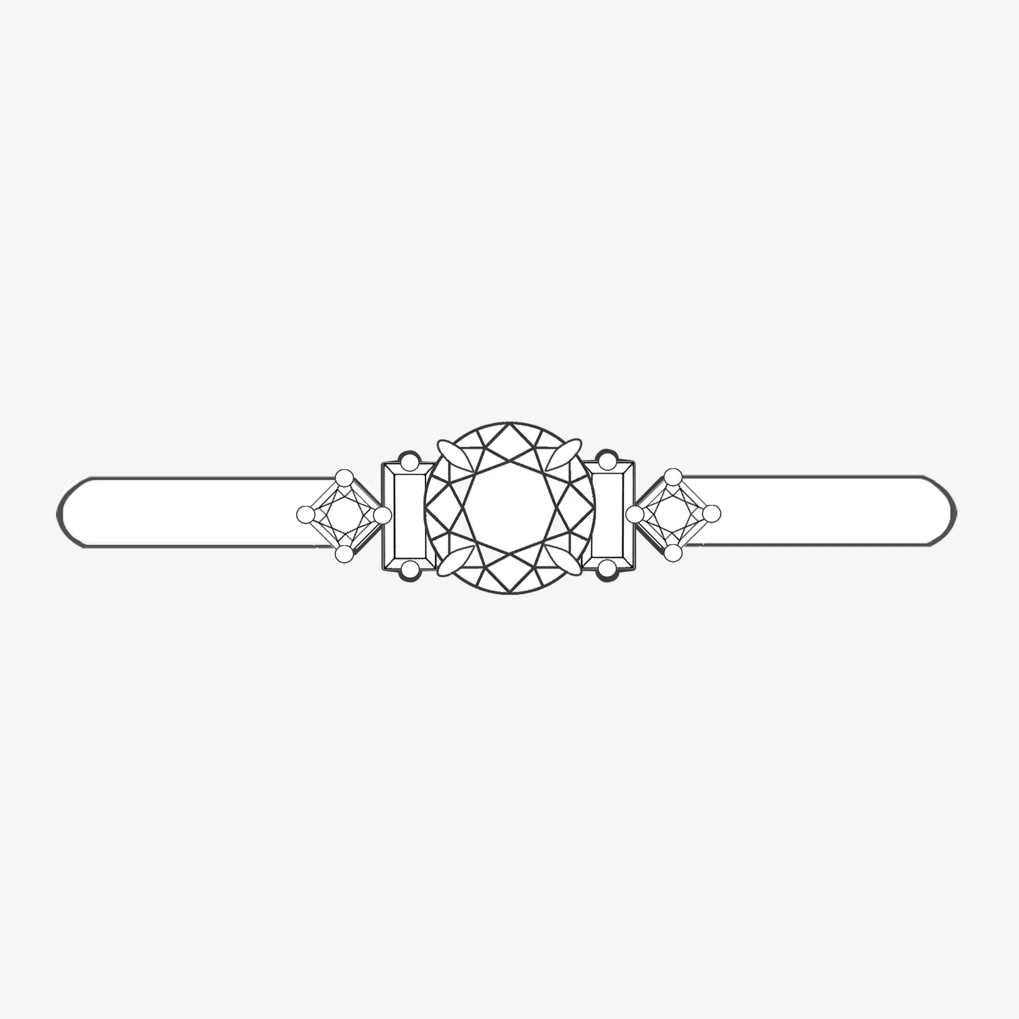 Callisto Ring - White Lab Grown Diamond *made-to-order