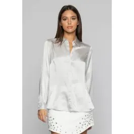 Camicia elegante donna Grigio