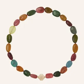 Candy Small Multi Colored Tourmaline Necklace