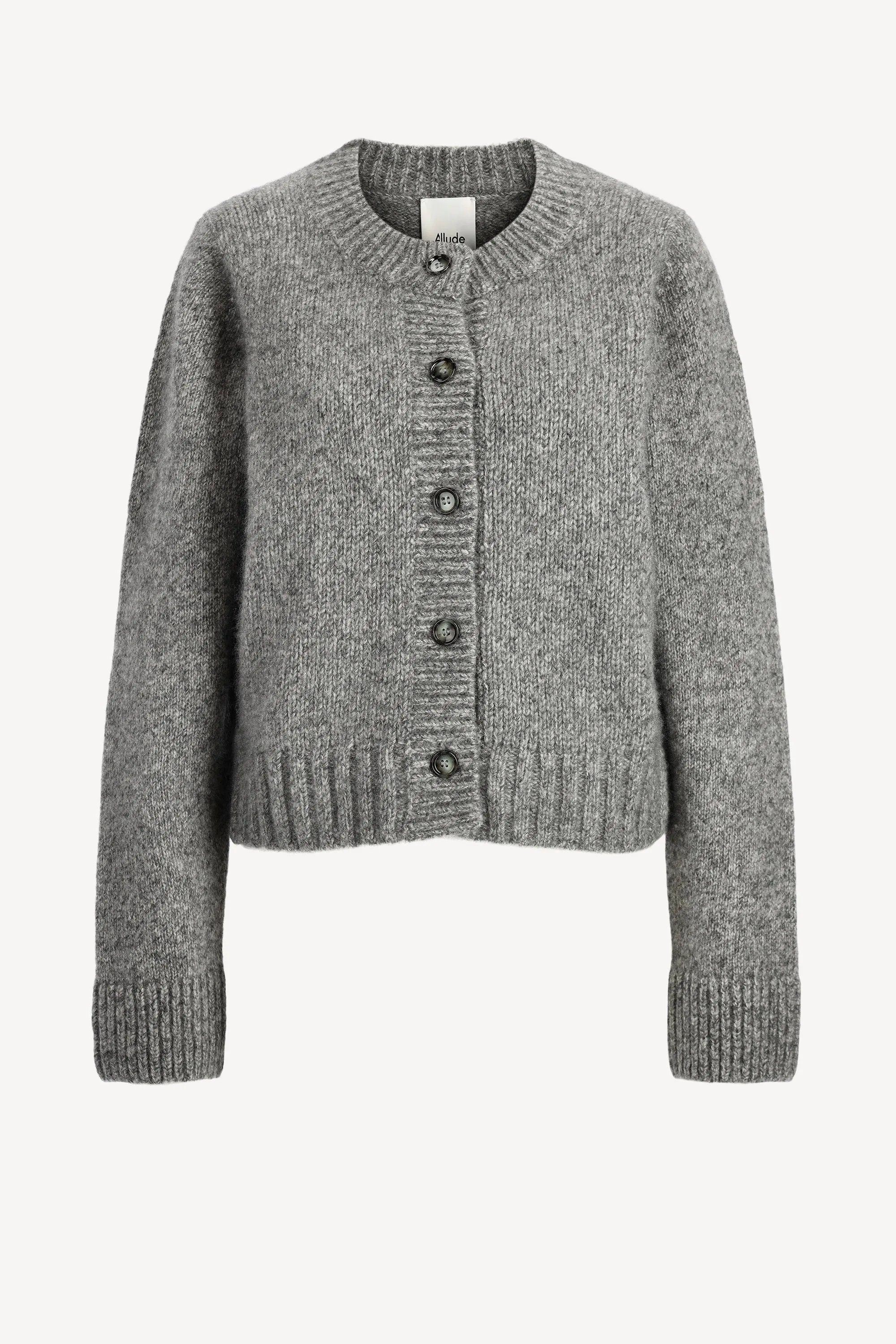 Cardigan in Grey Melange