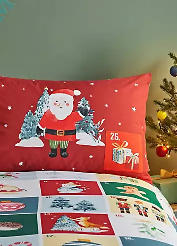 Catherine Lansfield Christmas Advent Calendar Duvet Cover Set | Kaleidoscope