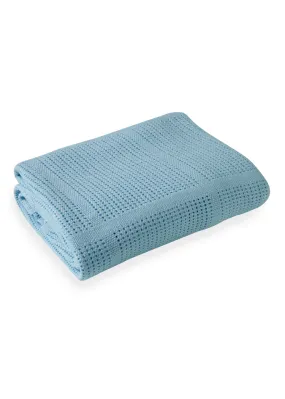 Clair de Lune Soft Cotton Cellular Cot Blanket