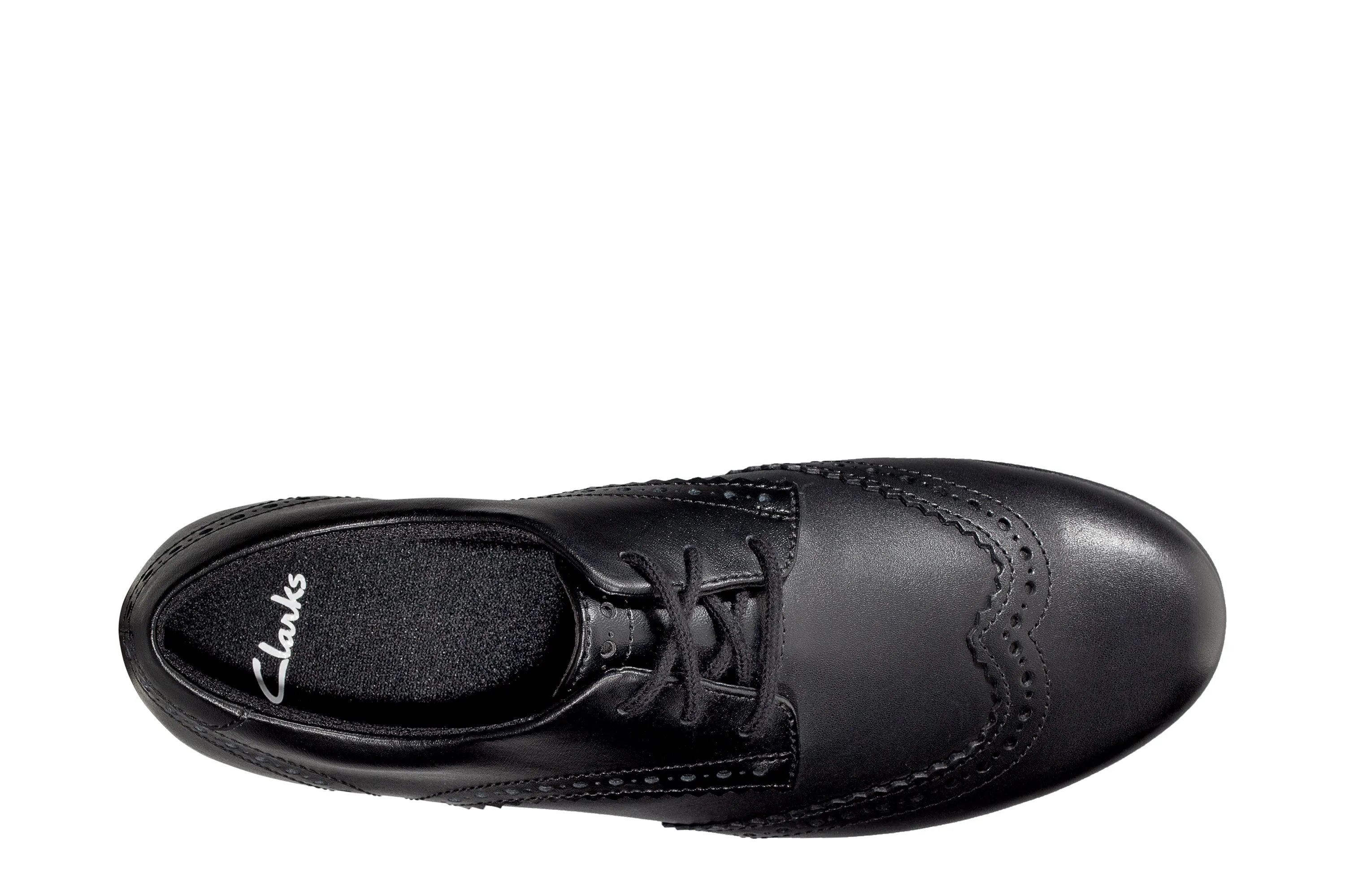 Clarks 26142825 Scala Lace Y Black Leather
