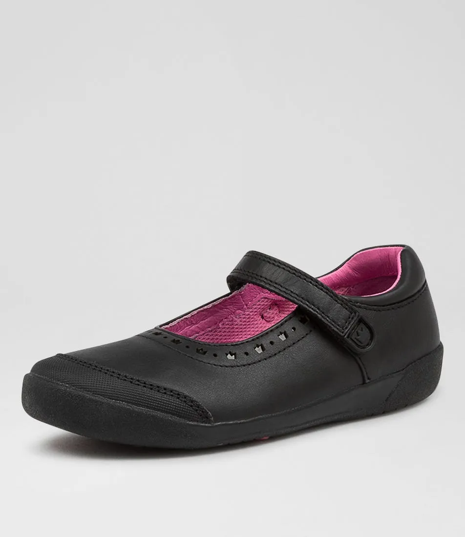 CLARKS Betty Jnr E Shp Black