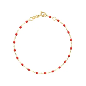 Classic Gigi Poppy bracelet, Yellow Gold, 5.9