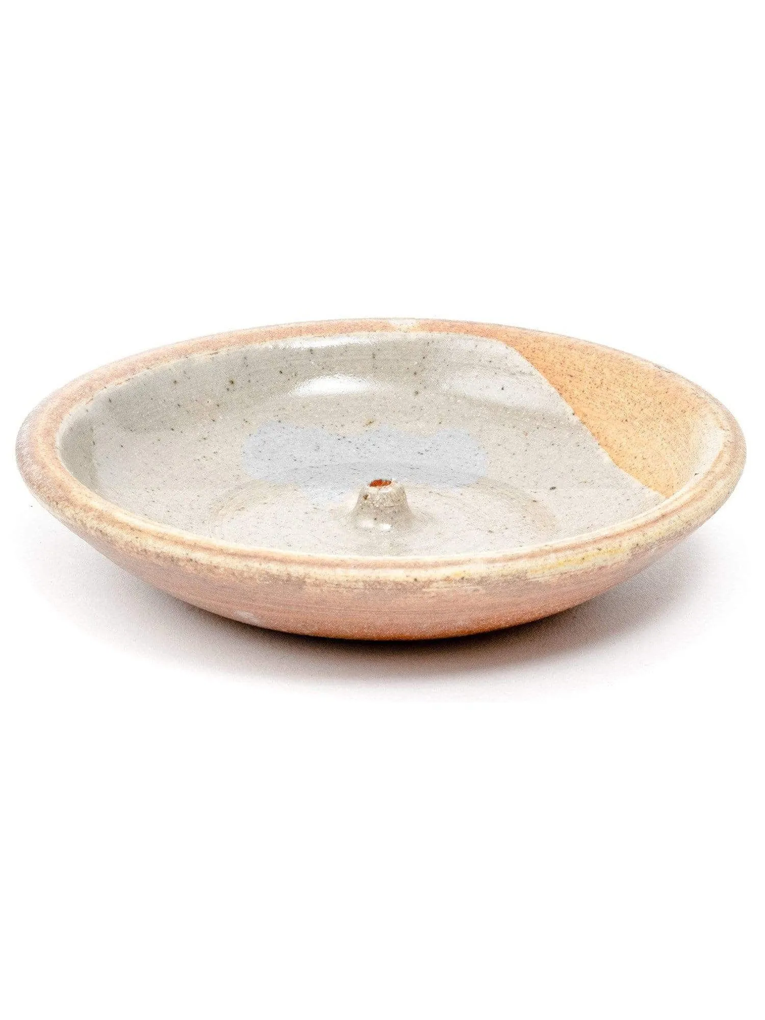 Clay Stoneware Glazed Incense Holder