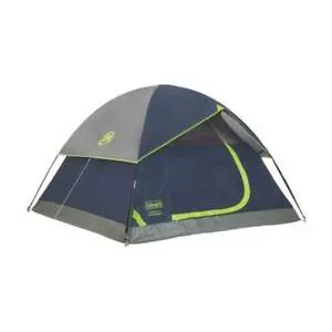 Coleman Sundome 3-Person Camping Tent | Navy/Gray