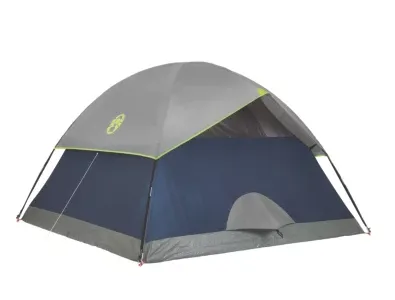 Coleman Sundome 3-Person Camping Tent | Navy/Gray