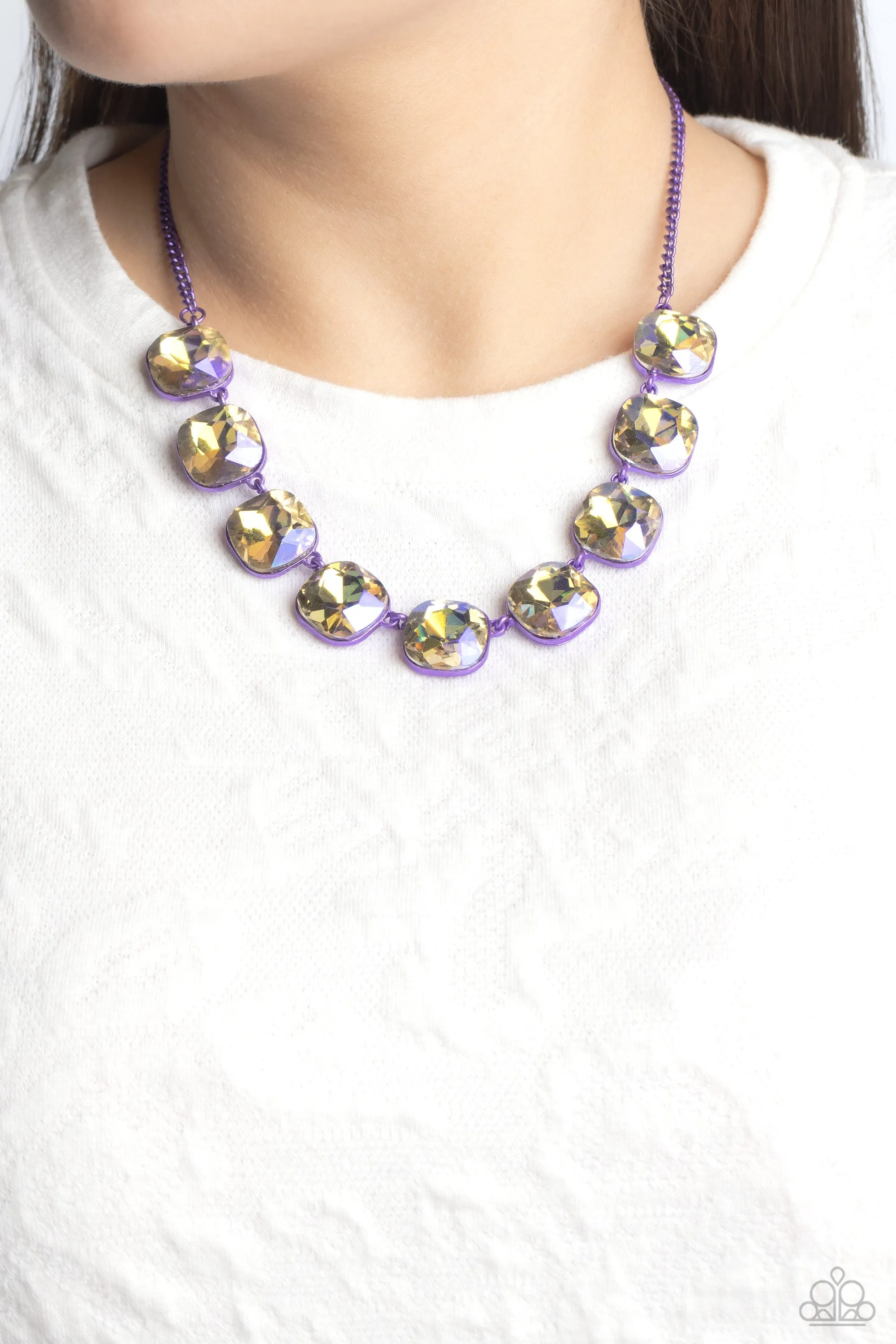 Combustible Command Purple-Necklace