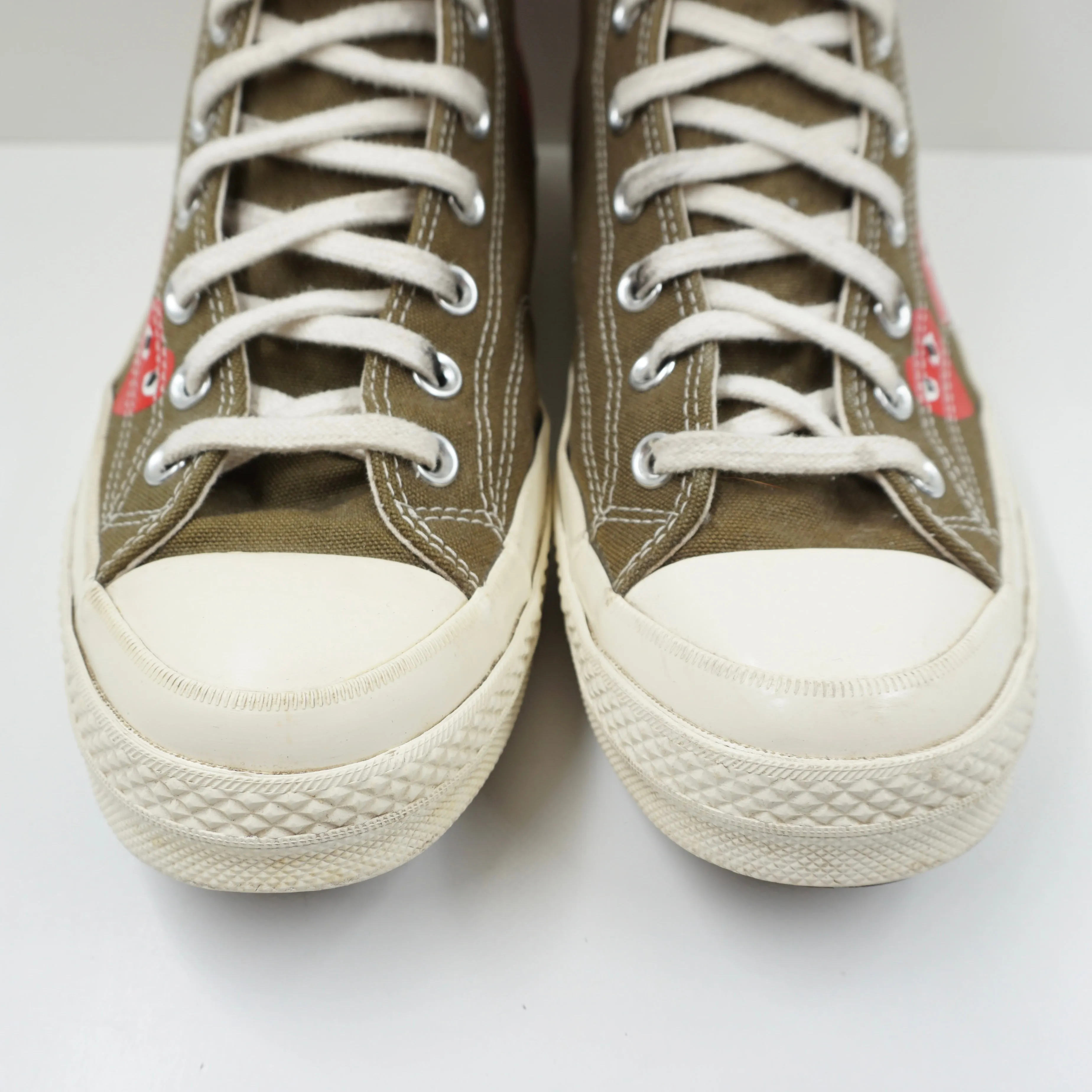 Comme Des Garons Play Converse Chuck Taylor 70 High Olive